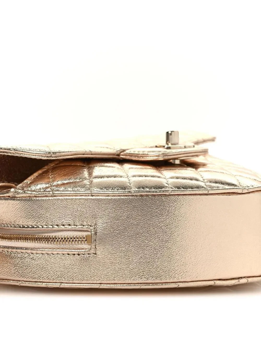 Chanel Metallic Lambskin Quilted Cc In #329604C67B